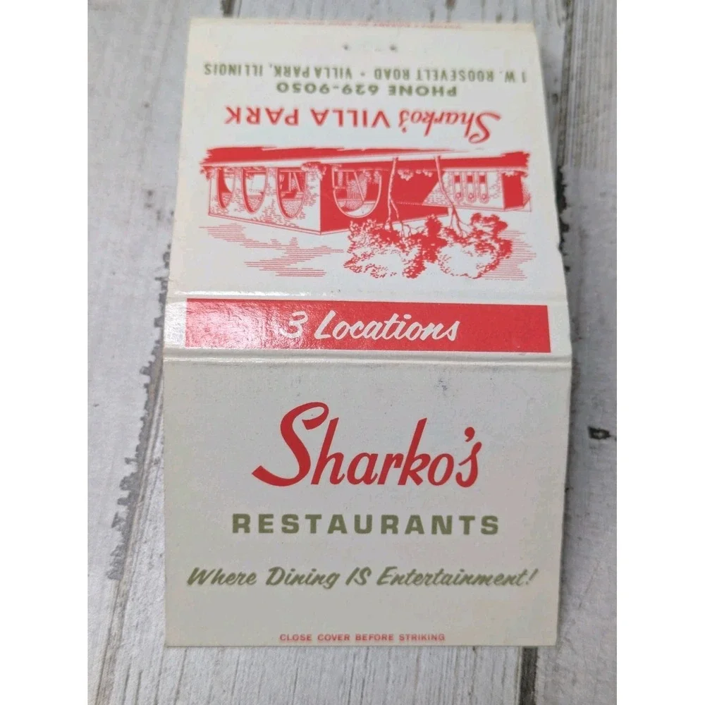 N/A vintage matchbook